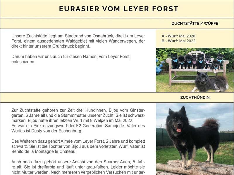 Eurasier-vom-Leyer-Forst Eurasier-vom-Leyer-Forst