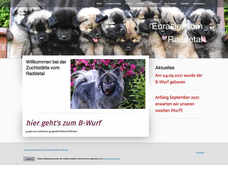 Eurasier-vom-Raddetal Eurasier-vom-Raddetal